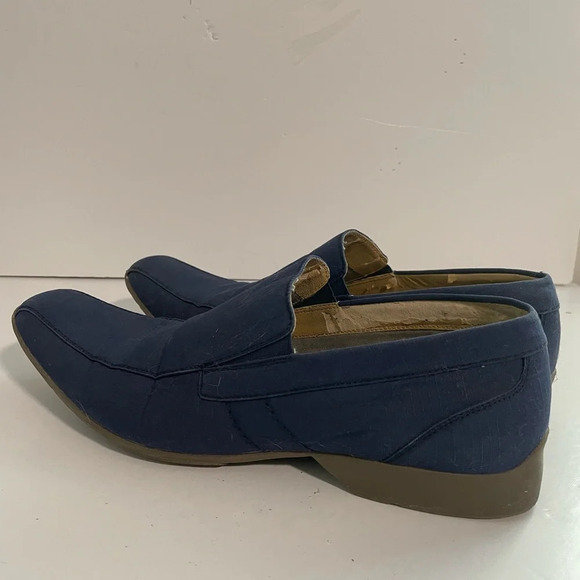 Call it Spring Men’s Canvas Blue  Loafers - 10 - Picture 8 of 11